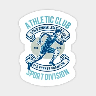 Athletic Runner division Magnet