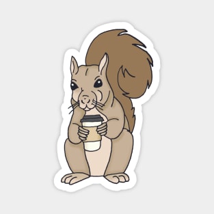 Caffeinated Squirrel Magnet