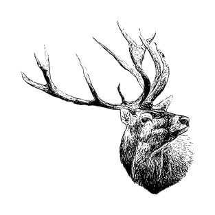 Red deer portrait T-Shirt