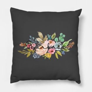 Fearless Floral Bouquet Pillow