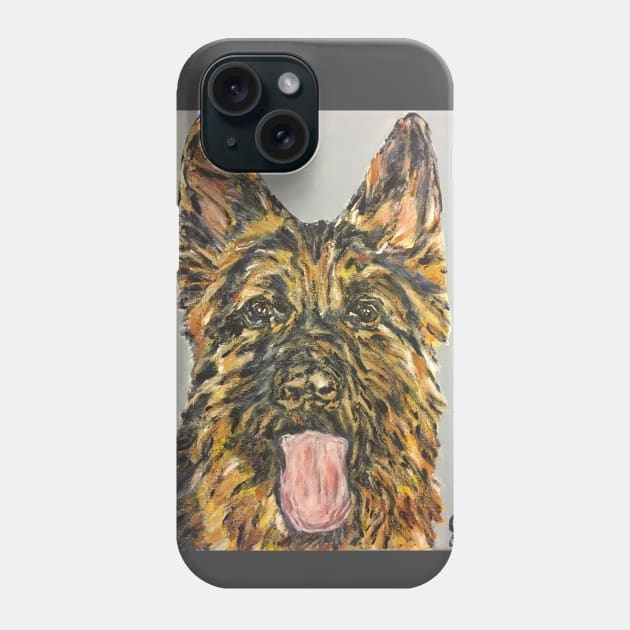 german shepard Phone Case by Jeneralarts