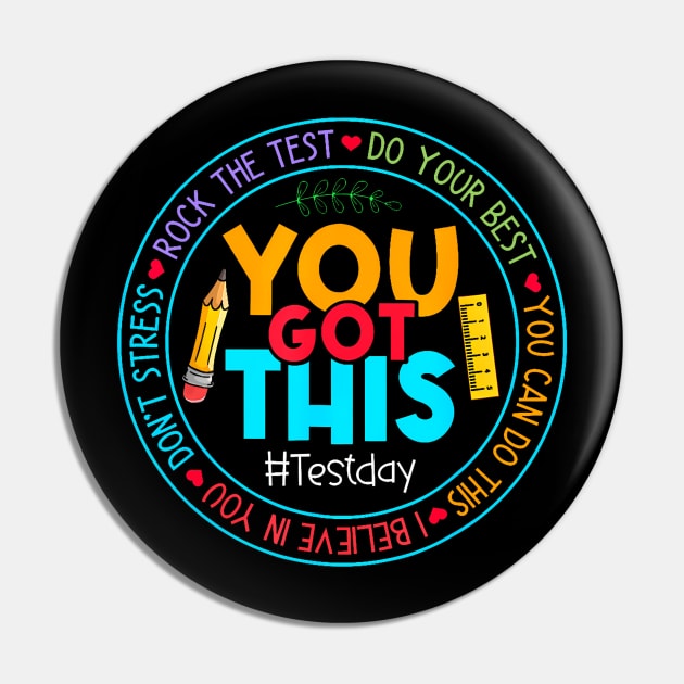 You Got This Rock The Test Pin by Zu Zu Xi Xi