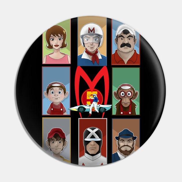 Speed Racer team Pin by donatkotak