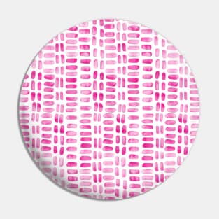 Abstract rectangles - pink Pin