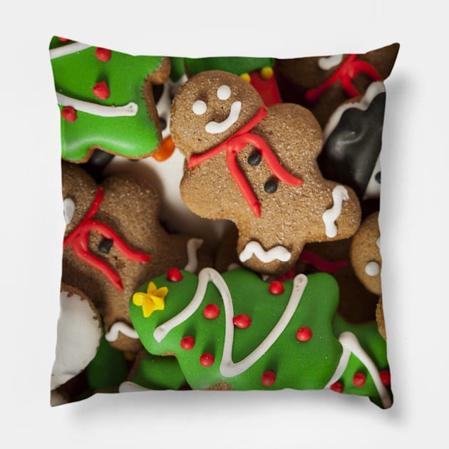 Gingerbread Cookies Pillow by NewburyBoutique