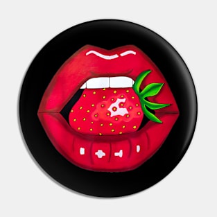 Sexy Strawberry Lip Red - Lipstick Women - Strawberry Mouth Pin