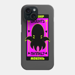 Worship Cthulhu Propaganda Poster Phone Case