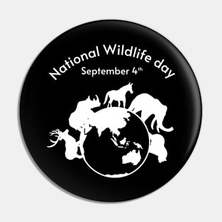 National Wildlife Day Pin