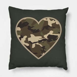 Camo Heart Pillow