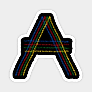 The letter A! Magnet