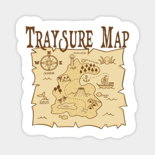 Traysure Map Magnet