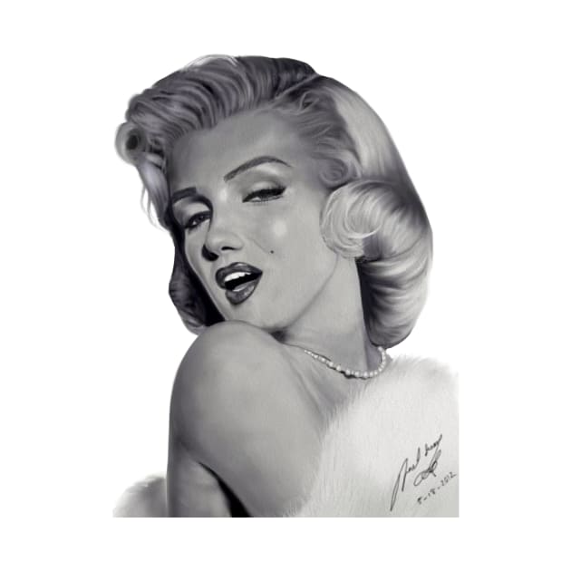 Marilyn Monroe by fairyartwork