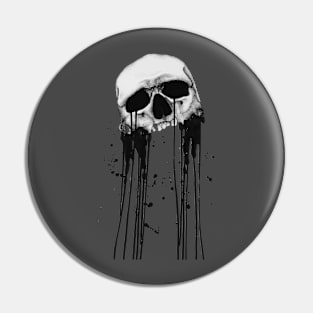 Dripping Skull Pin