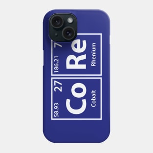 Core (Co-Re) Periodic Elements Spelling Phone Case