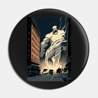 Giant ghost attacking the city Pin