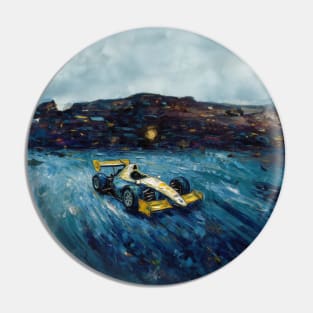 Formula one racing shirt painting Pin