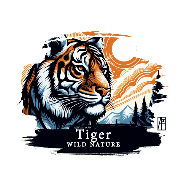 Tiger- WILD NATURE - TIGER -18 by ArtProjectShop