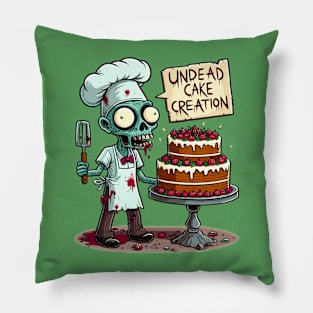 Undead Cake creation - Zombie Baker Pillow