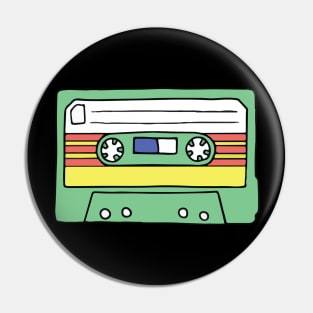 80s Retro Cassette Pin