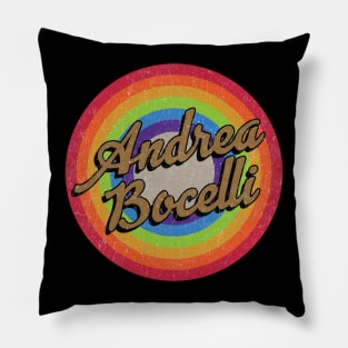 Limited Edition - Vintage Style - Andrea Bocelli Pillow