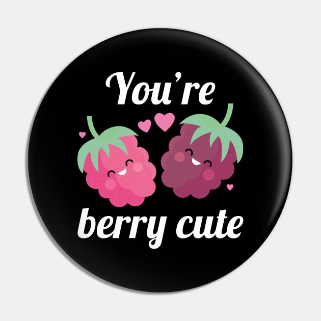 You’re Berry Cute Pin by LuckyFoxDesigns