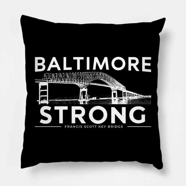 Baltimore-Strong Pillow by PRESENTA