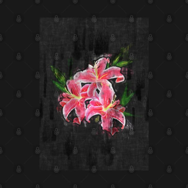 Pink lily sketch by Voodoo Production