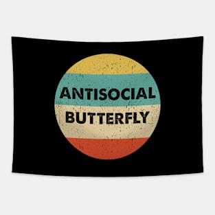 Antisocial Butterfly design Tapestry