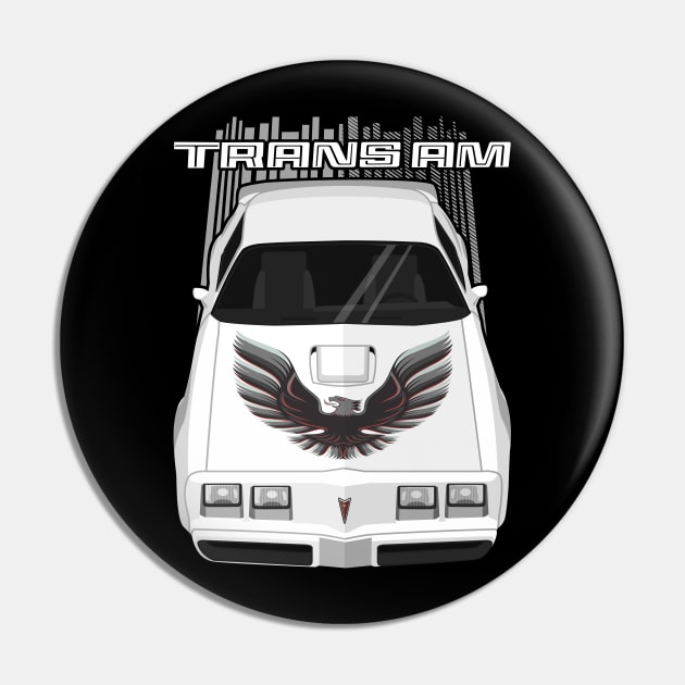 Firebird Trans Am 79-81 - white and black Pin by V8social