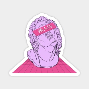 vaporwave statue Magnet