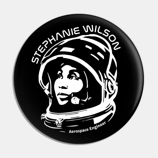 Women in Space: Stephanie Wilson Pin by photon_illustration