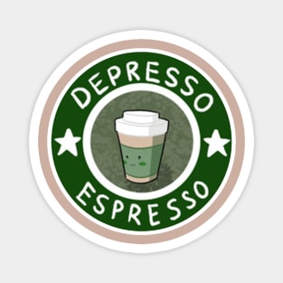 Hot Cofee Depresso Magnet