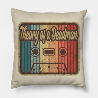 Theory of a Deadman Vintage Cassette Pillow