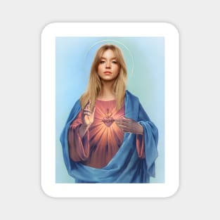 Holy Mary Sydney Sweeney Magnet