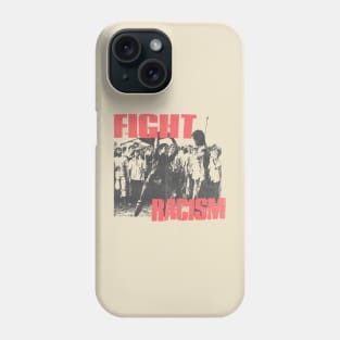 fight racism vintage 80s Phone Case