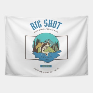 Big Shot (Fishing) Tapestry