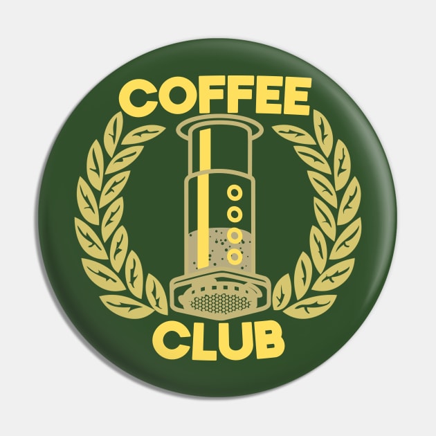 Coffee Club Pin by PaletteDesigns