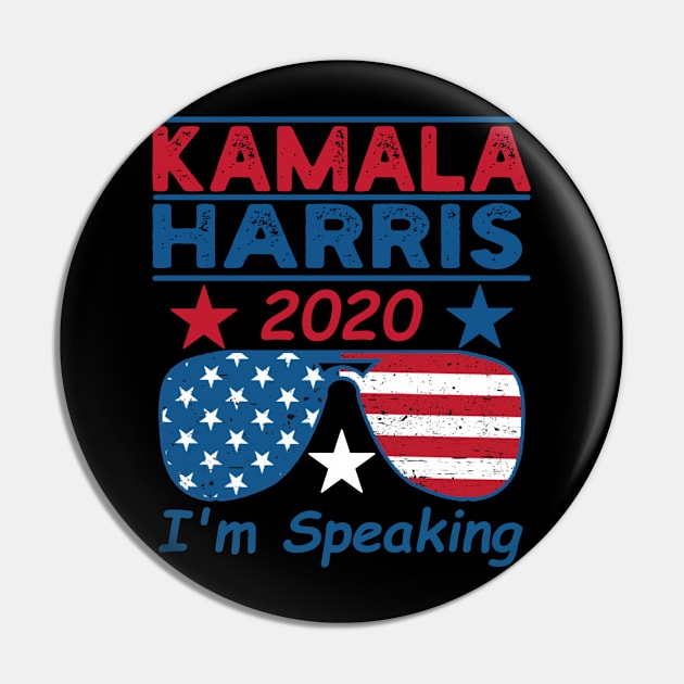 The Kamala Harris quote from the first Vice Presidential debate 2020, in a frame. 'Mr Vice President, I'm speaking. I'm speakin Pin by Hussein@Hussein