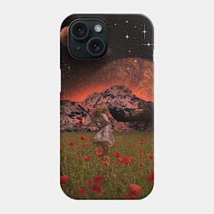 Starry Night Dance: A Girl Twirls Among the Flowers Phone Case