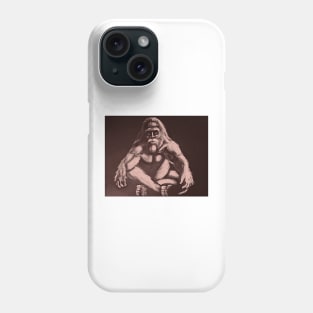 Cross Legged Sasquatch Phone Case