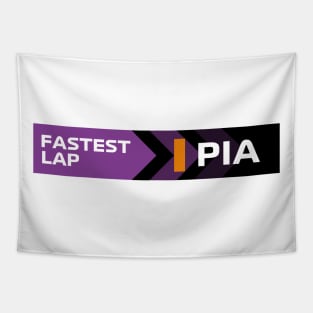 Oscar Piastri Fastest Lap F1 Tapestry