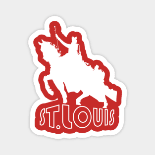 Saint Louis Statue - STL Magnet