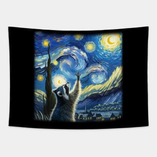 Whimsy in Orbit Raccoon UFO T-Shirts for a Cosmic Touch Tapestry