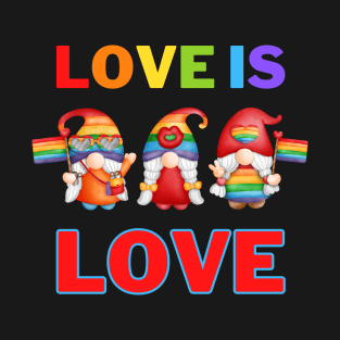 Love is Love Pride | Rainbow Pride Flag LGBTQ+ T-Shirt