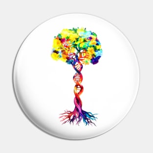 DNA Tree Pin