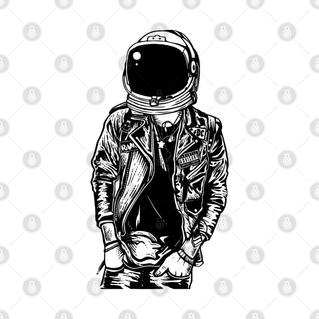 Astronaut Punk by drewbacca