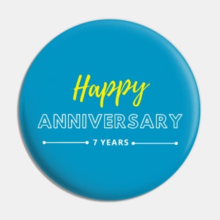 Happy Anniversary | 7 Year Pin