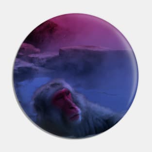 Japanese Macaque Pin