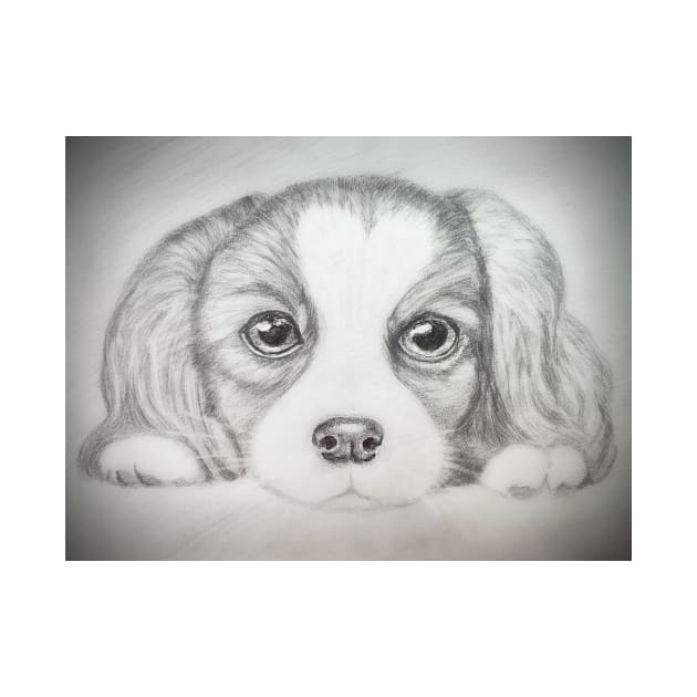 Puppy drawing by algill