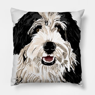 Finley the Bernadoodle Pillow